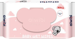 Aiwibi Baby Wet Wipes Strawberry 80 pcs