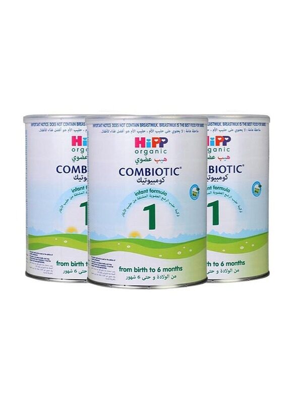 

Hipp Organic 1 Combiotic Infant Milk, 0-6 Months, 3 x 800g