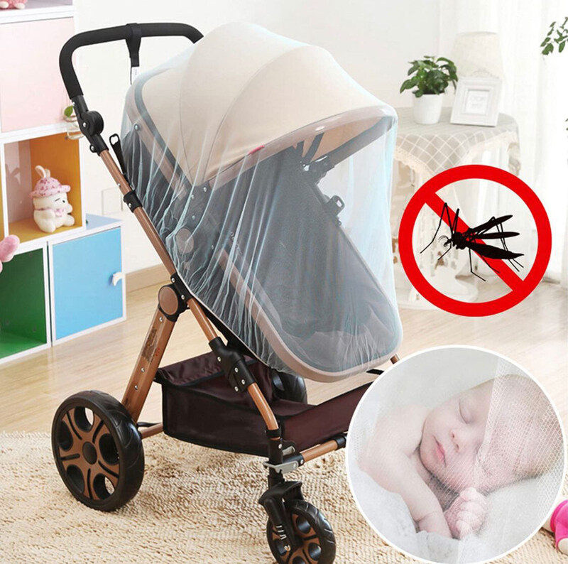 Pikkaboo Universal Mosquito Net for Stroller, White