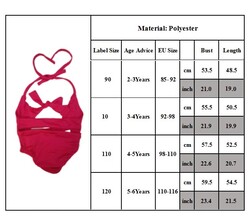 Forever Cute Swimsuit (3-4yrs,Red)