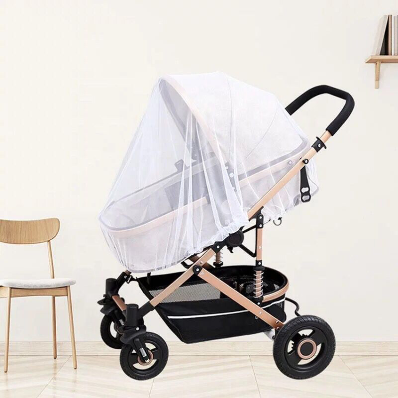 Pikkaboo Universal Mosquito Net for Stroller, White