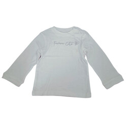 Forever Cute Pyjama Top (White,3-6m)