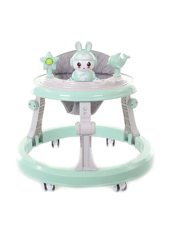 Pikkaboo R for Rabbit Roll & Learn Baby Walker, Green