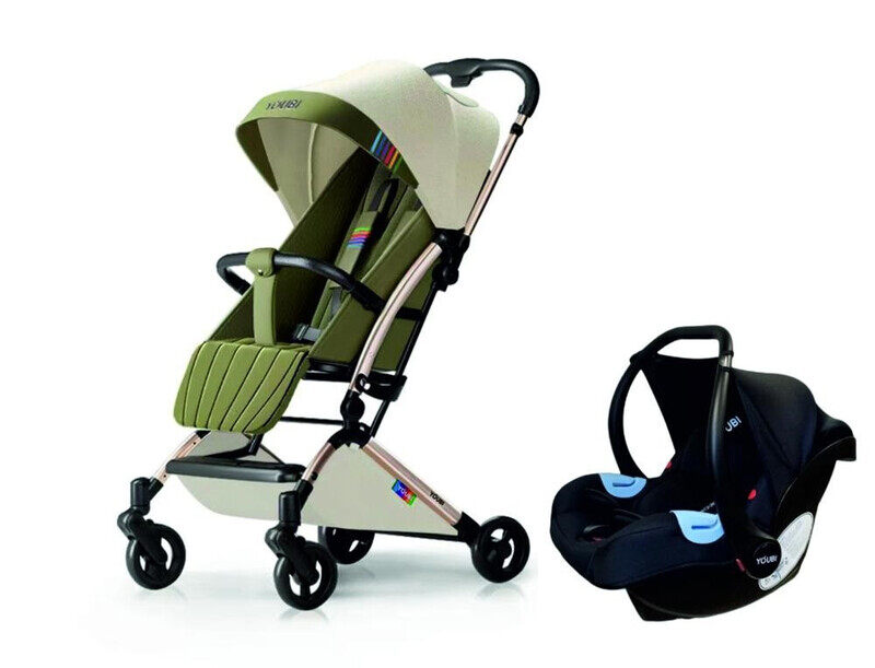 

Youbi Toddler German Travel System with New Born Attachment - Olive