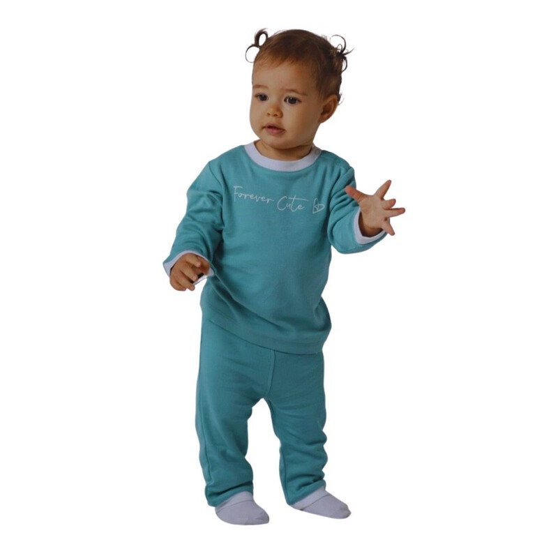 Forever Cute Pyjama Set (6-12m,Mint)