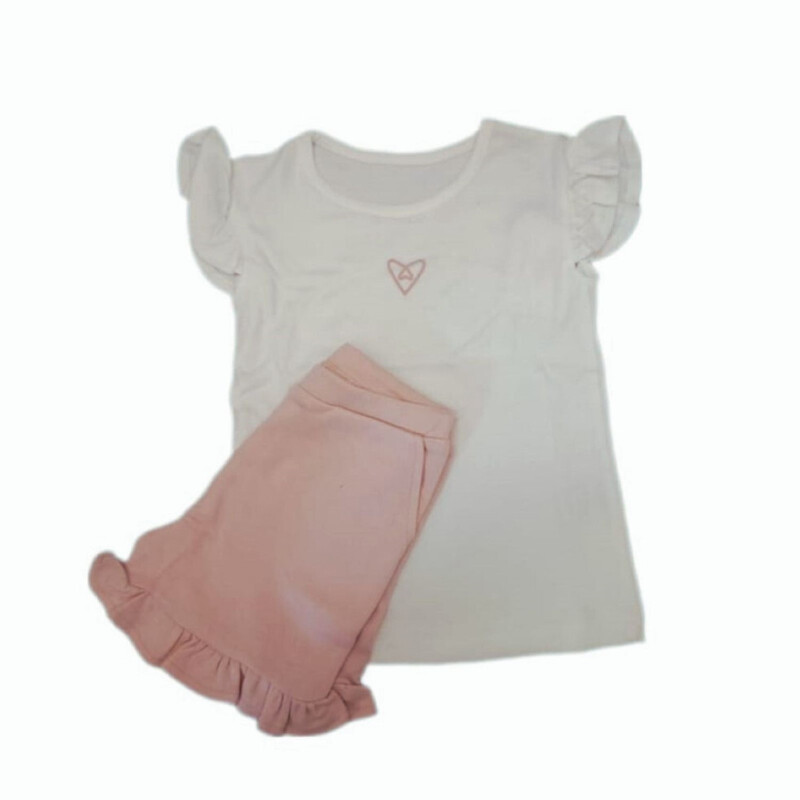 Forever Cute Ruffle Shorts Set (2-3yrs)