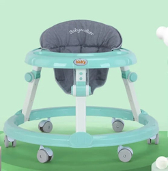 Pikkaboo R for Rabbit Roll & Learn Baby Walker, Green