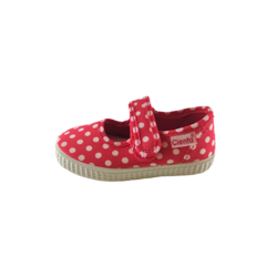 Pikkaboo-Ceinta Rojo Polka Kids Shoes - C26