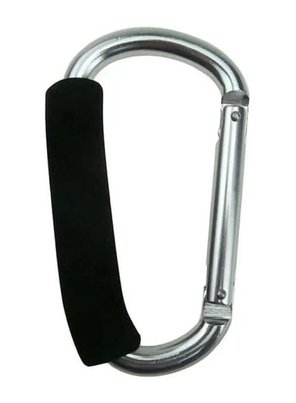 Pikkaboo Universal Non-Slip Metal Stroller Hook, Silver