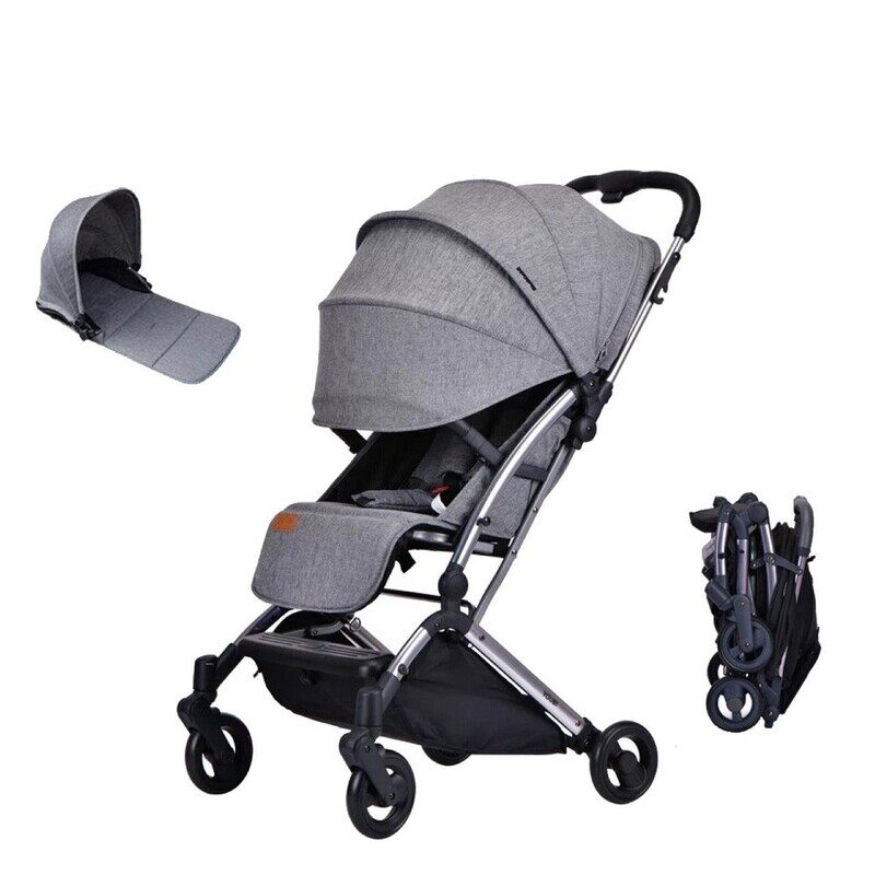 Youbi Toddler German Travel System with New Born Attachment - Grey