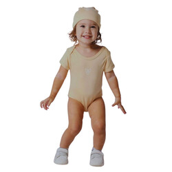 Forever Cute Body Suit (6-12m,Peach)