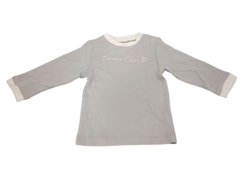 Forever Cute Pyjama Set (6-12m,Grey)