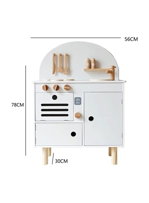 

Woody Buddy Vintage Kitchen, Ages 3+, White