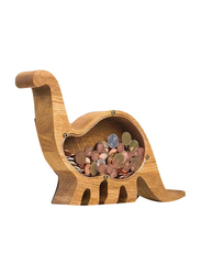 Woody Buddy Dino Animals Shape Piggy Banks, Multicolour