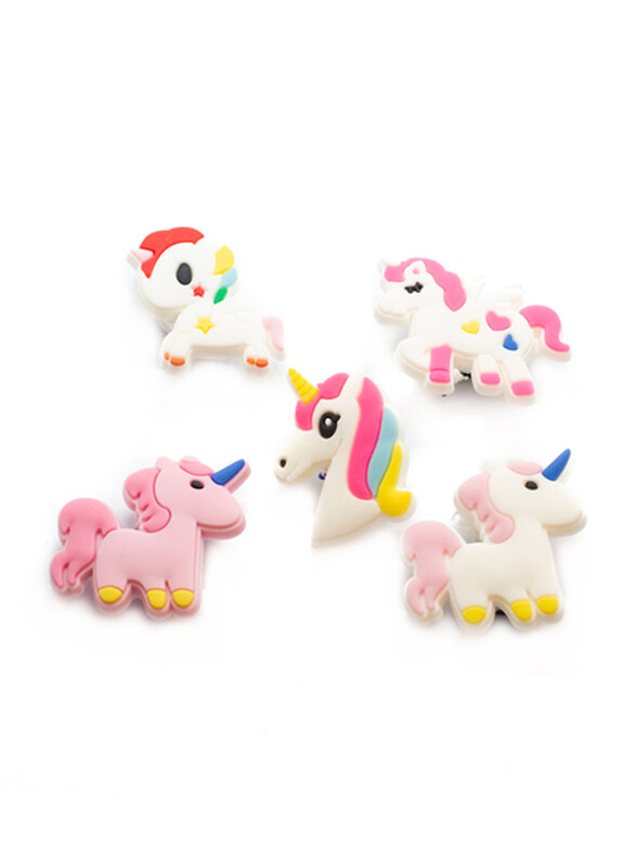 

Pikkaboo Unicorn Crocs Charms, Ages 2+, Multicolour