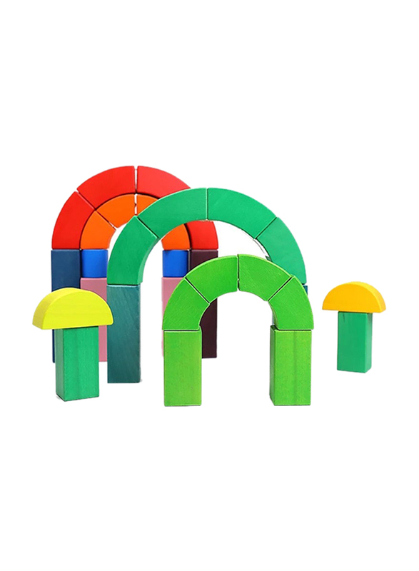 Woody Buddy Arches Building Set, Multicolour