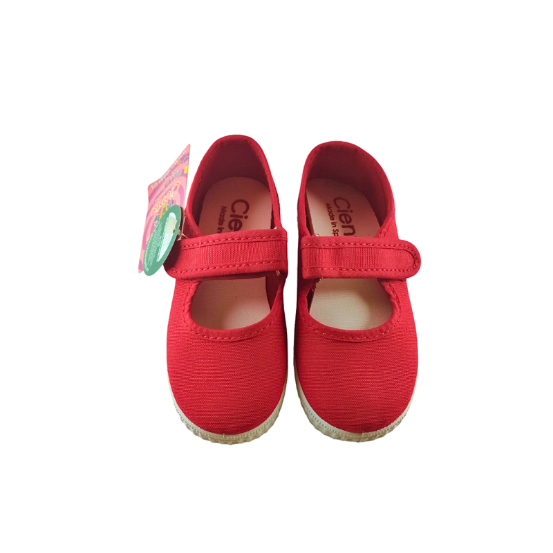 

Pikkaboo-Ceinta Rojo Loop & Strap Kids Shoes - C25