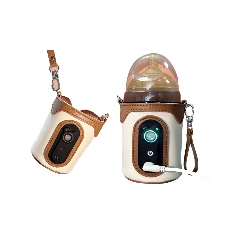 

Pikkaboo GoWarm Portable Bottle Warmer - Brown