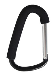 Pikkaboo Universal Non-Slip Metal Stroller Hook, Black