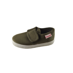 Pikkaboo-Ceinta Kakhi Snickers with Lid Kids Shoes - C22