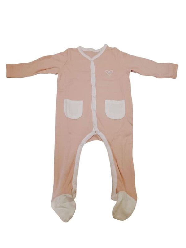 Forever Cute Sleeping Suit (3-6m,Pink)