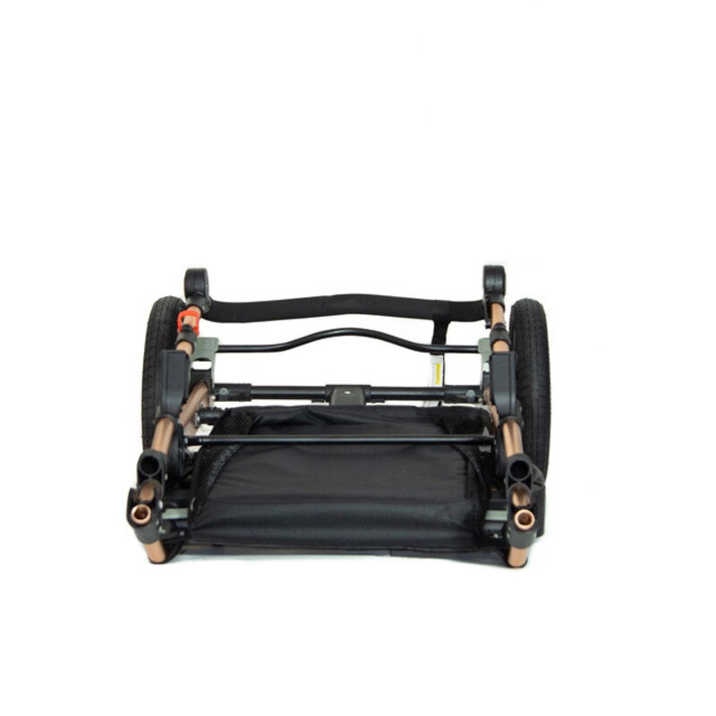 Pikkabo-3in1 Luxury Pram Stroller-Black