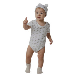 Koala Body Suit (6-12m,Koala print)