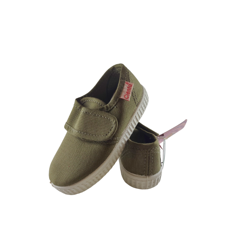 Pikkaboo-Ceinta Kakhi Snickers with Lid Kids Shoes - C22