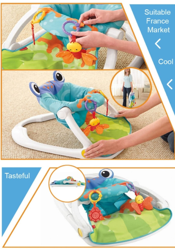 Pikkaboo Froggy Playtime Seat, Multicolour