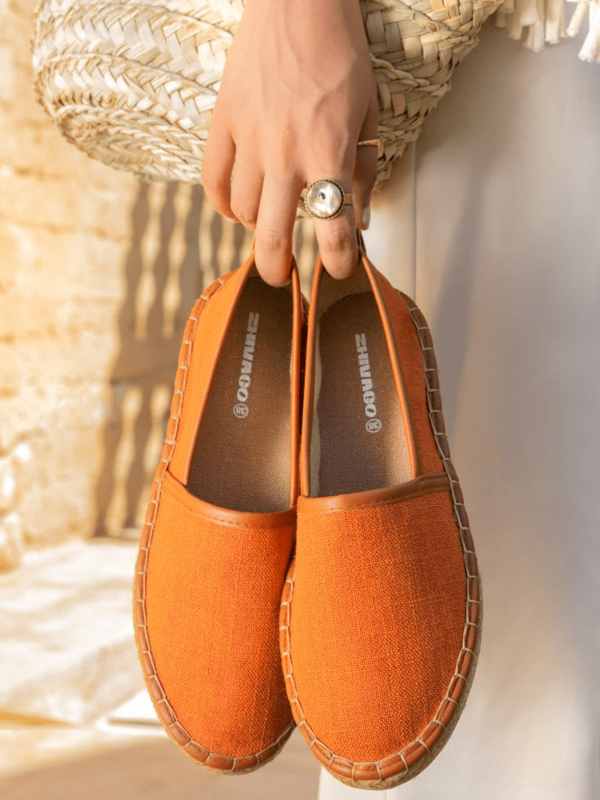 Pikkaboo - Dia Orange Handmade Soft feet Zhivago Shoes - 39