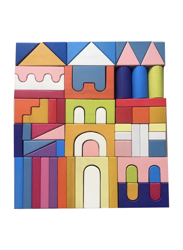 Woody Buddy Basic Building Set, Multicolour