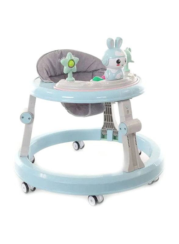 Pikkaboo R for Rabbit Roll & Learn Baby Walker, Blue