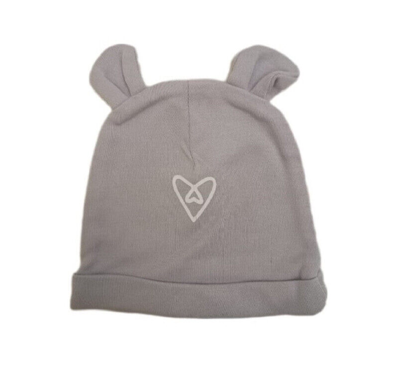 Forever Cute Newborn Hat (Grey)