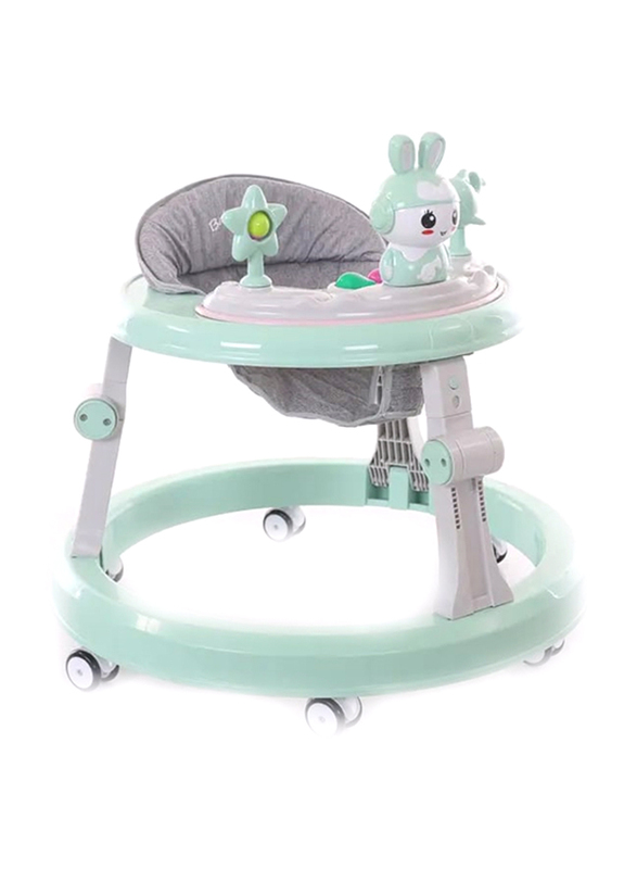 Pikkaboo R for Rabbit Roll & Learn Baby Walker, Green