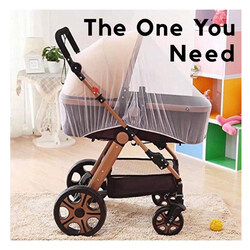 Pikkaboo Universal Mosquito Net for Stroller, White