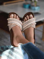 Pikkaboo - Sanda Handmade Soft feet Zhivago Sandals - 41