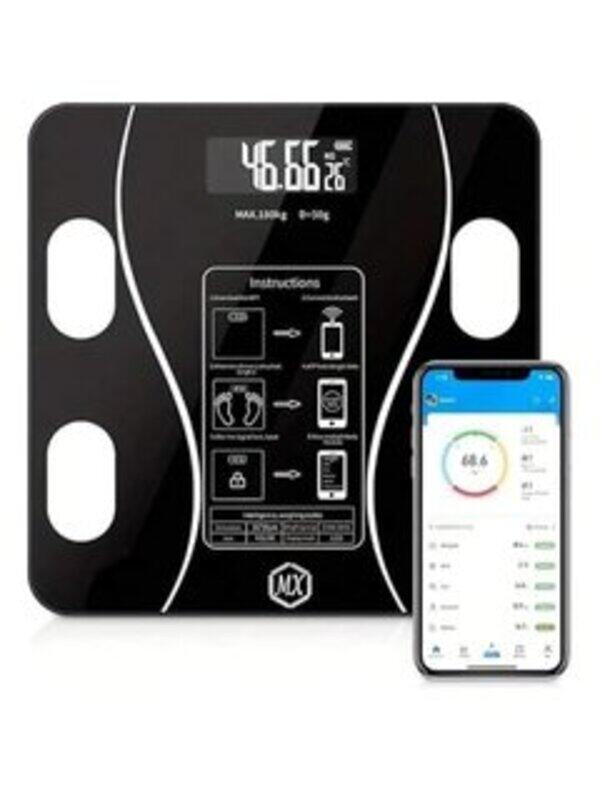 

Generic Digital Body Fat Scale with Weight Loss Tracker, BMI and Body Fat Percentage Monitor, Black