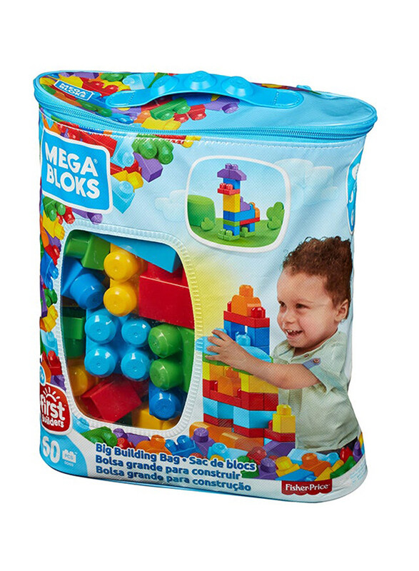 

Mega Bloks Big Building Bag, 60 Pieces, Ages 1+