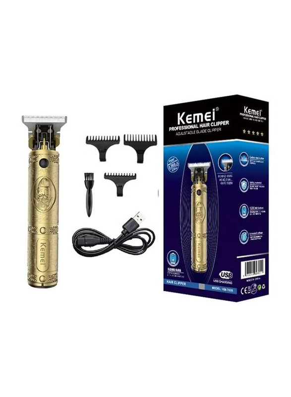 Kemei Professional Haircut Shaver Styling Tool, Gold