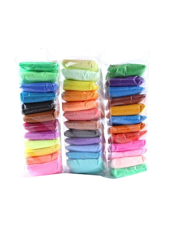 

Generic Fluffy Foam Clay Set, 36 Pieces, Multicolour