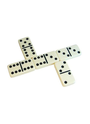 Dominoes Game, White/Black