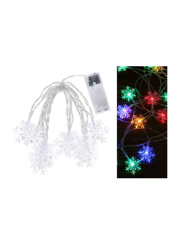 

Generic LED Snowflake String Light, Multicolour