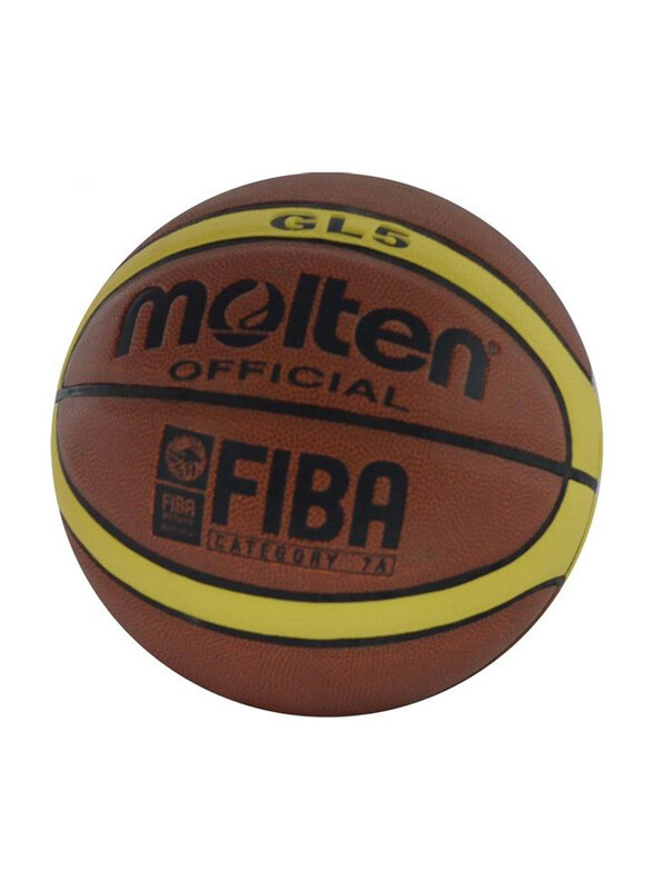 

Generic Official Fiba Basketball Category-7A, One Size, GL5, Orange/Yellow