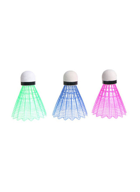 

Generic LED Glowing Light Up Badminton Set, 3 Pieces, Multicolour