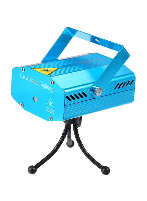 

Generic Mini LED Laser Projector US Plug Stage Lighting, Blue