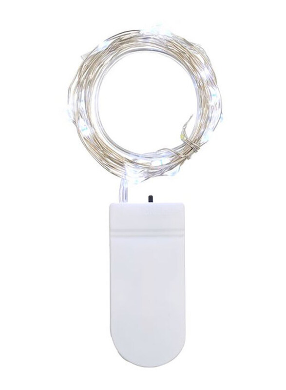 

Generic 10 LED Starry Copper Wire String Light for Christmas, White