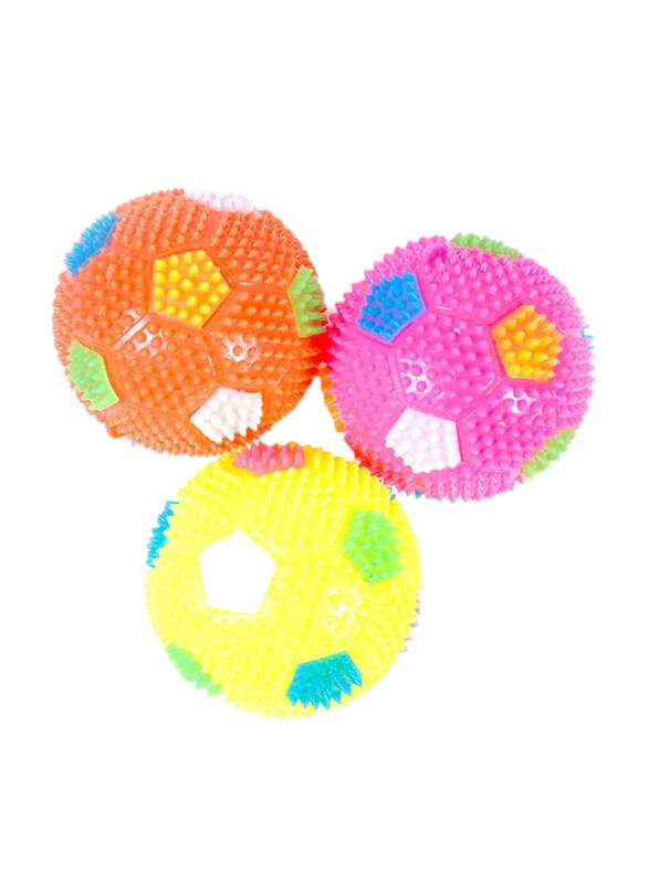 

Generic Spikey Flashing Light Ball 10mm, 3 Pieces, Ages 3+