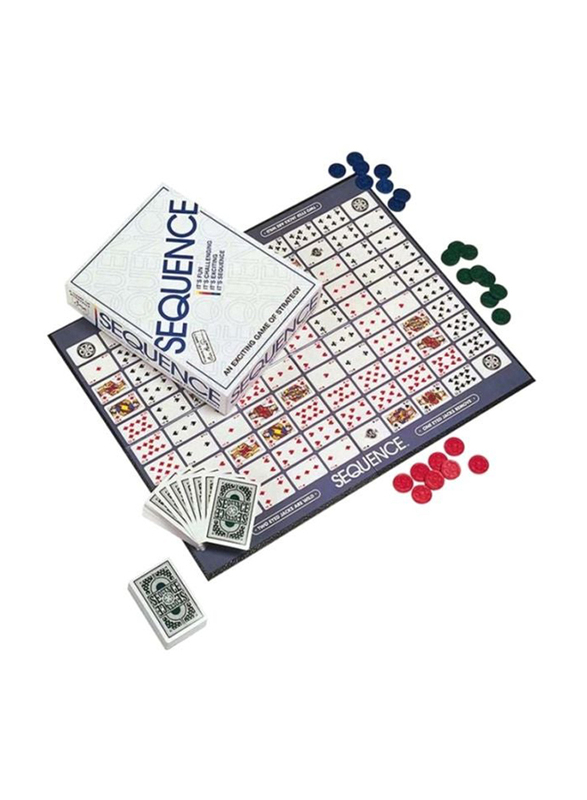 Sequence Strategic Board Game, 8002, Ages 7+, Multicolour