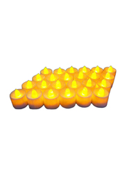 LED Light Candle Set, 24-Piece, Yellow