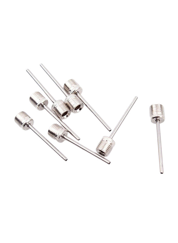 

Generic 20-Pieces Sports Inflating Needle Pin Nozzle Football, Basketball Ball Air Pump, 20 x 10 x 20cm, Silver